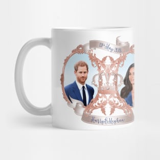 Harry and Meghan / Rose Gold Frames Mug